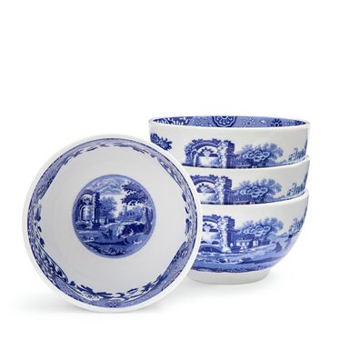 Blue Italian Dip Bowls, Set of 4